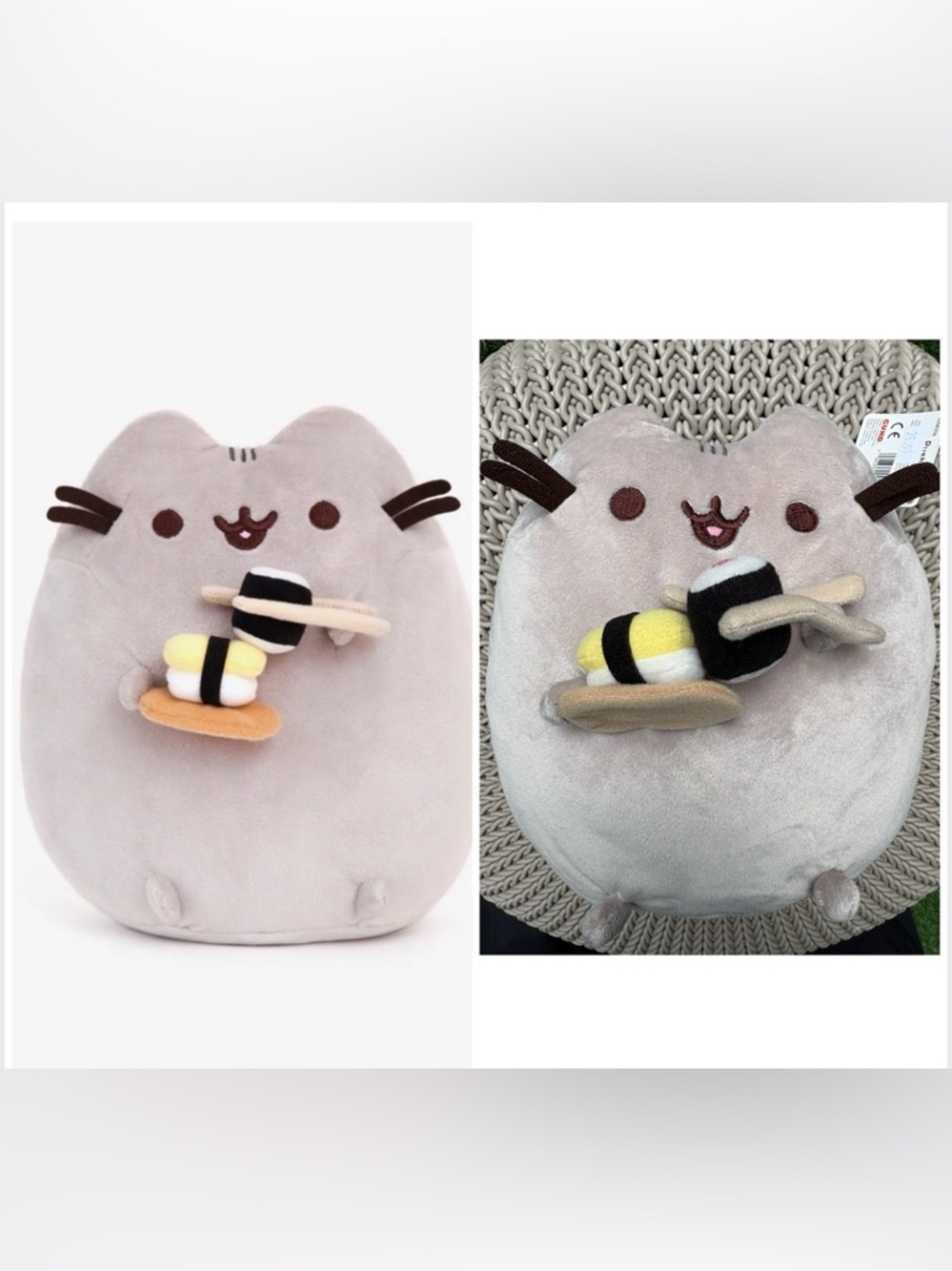 GUND Pusheen Snackable Sushi Plush 🍣🐱 NWT 9.5” Cute Kawaii Stuffed Animal